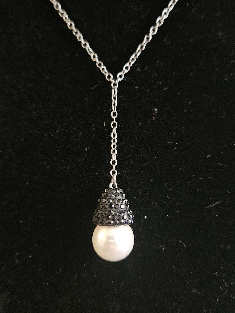 Vintage Swarovski Piano Drop Necklace